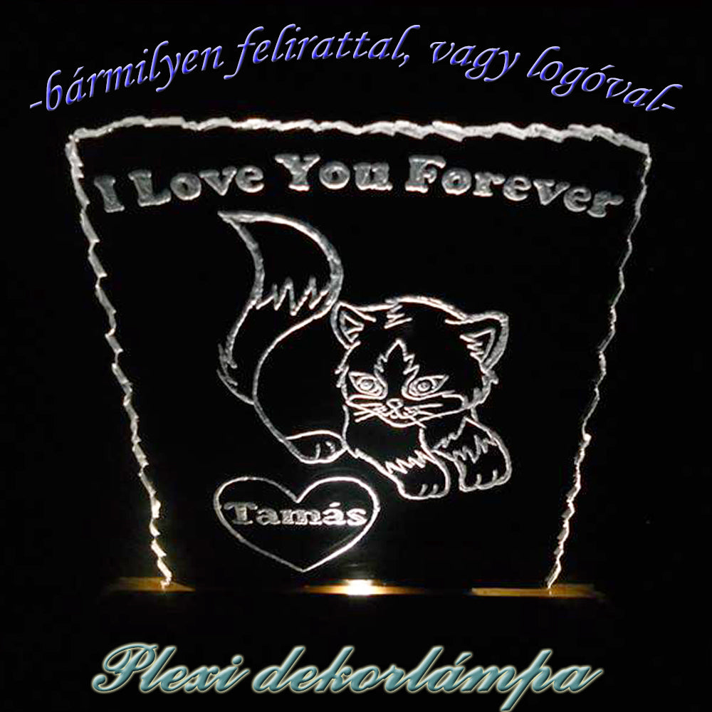 Dekorlámpa "Szeretlek!"