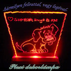 Kiskutyás dekorlámpa