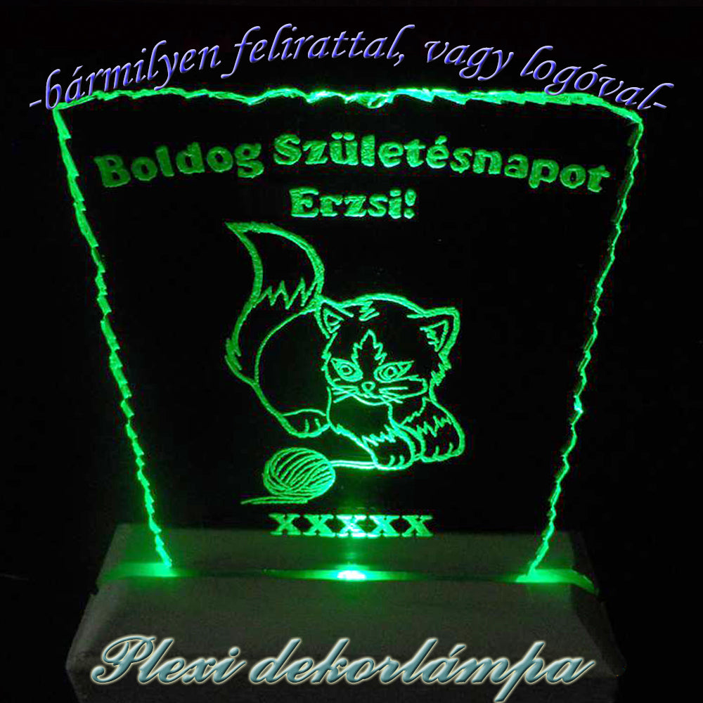 Születésnapi dekorlámpa