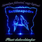 Papagáj dekorlámpa