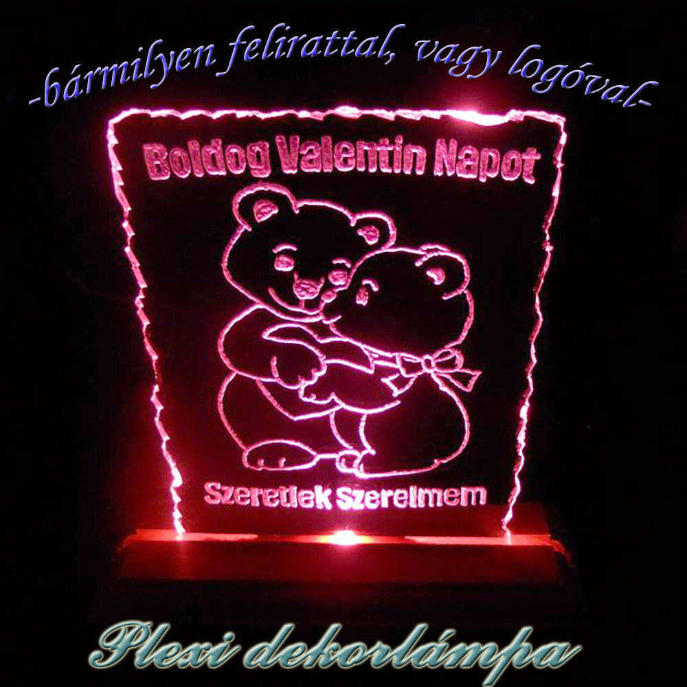 Dekorlámpa "Szeretlek!"