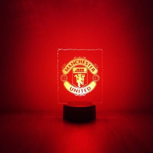 Manchester United dekorlámpa - piros