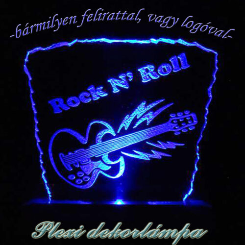 Rock N' Roll dekorlámpa