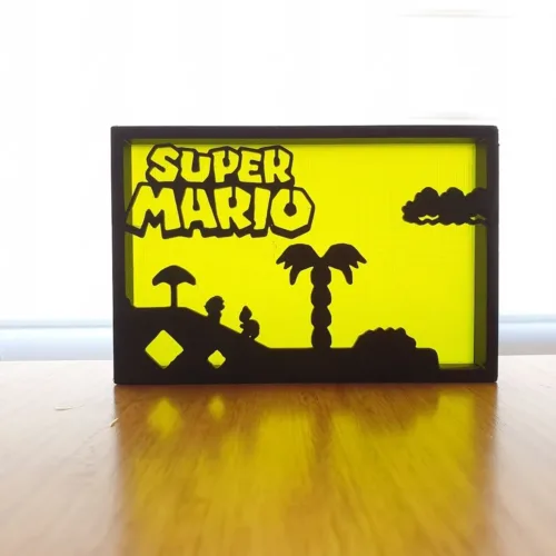 Super Mario sziluett kép