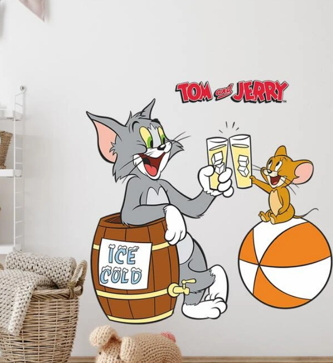 Tom és Jerry falmatrica - faltetoválás